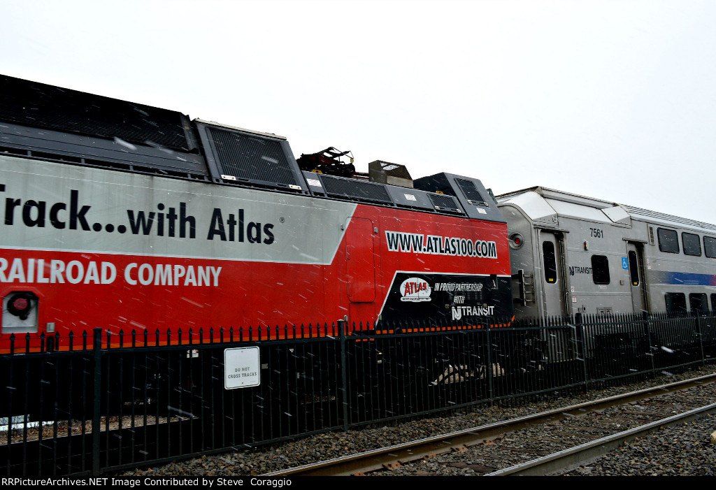 Atlas 100th Anniv. Website and Decal Partnered between NJ Transit and Atlas. 